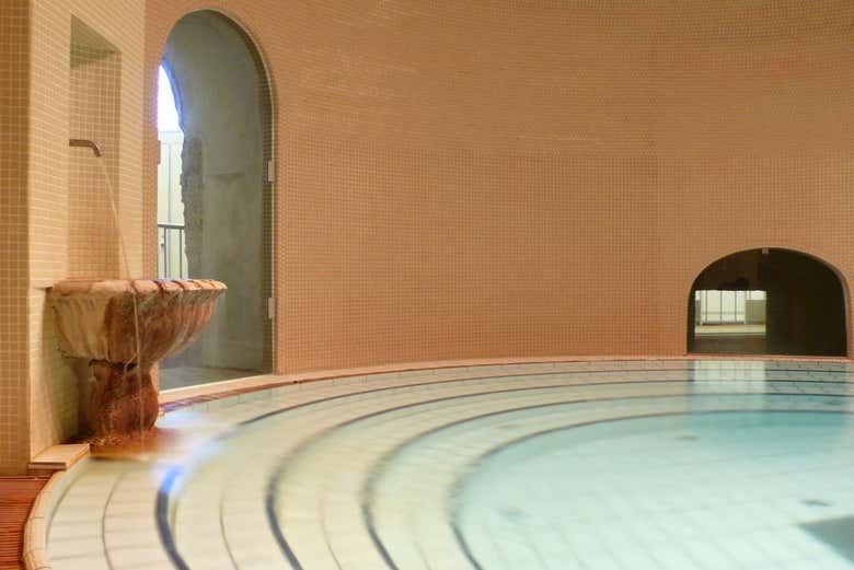 Une des sources d'eau chaude