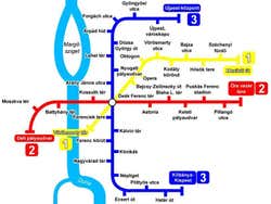 Métro Budapest : Plan