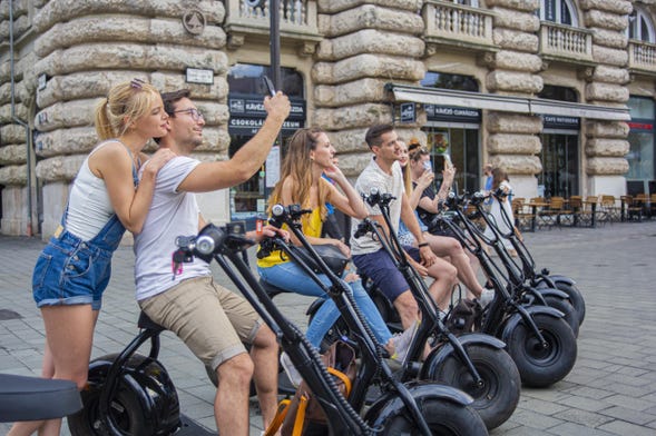 Balade en scooter électrique dans Budapest
